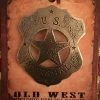 OutWest Shop Old West Historic Replica Badge: U.S. Marshal Shield