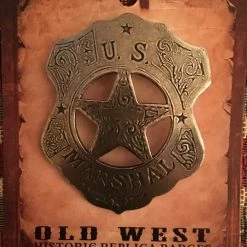 OutWest Shop Old West Historic Replica Badge: U.S. Marshal Shield