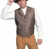 Scully Leather Company Men's Western Vest Collection: Rangewear Classic Notched Lapels