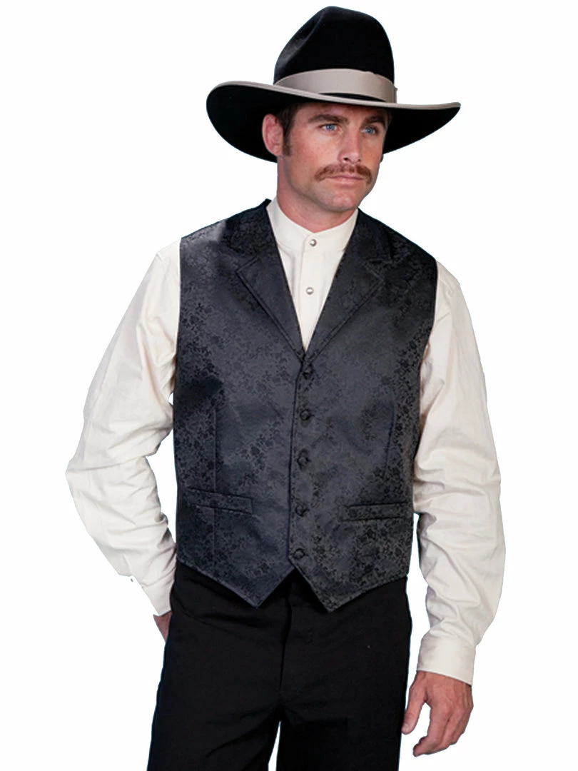 Scully Leather Company Men's Western Vest Collection: Rangewear Dragon Pattern 4 Scully Leather Company Men's Western Vest Collection: Rangewear Dragon Pattern