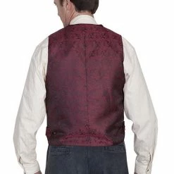 Scully Leather Company Men's Western Vest Collection: Rangewear Double Breasted Wide Lapels 10 Scully Leather Company Men's Western Vest Collection: Rangewear Double Breasted Wide Lapels