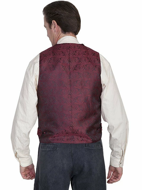 Scully Leather Company Men's Western Vest Collection: Rangewear Double Breasted Wide Lapels 5 Scully Leather Company Men's Western Vest Collection: Rangewear Double Breasted Wide Lapels