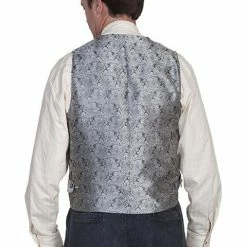 Scully Leather Company Men's Western Vest Collection: Rangewear Double Breasted Wide Lapels 11 Scully Leather Company Men's Western Vest Collection: Rangewear Double Breasted Wide Lapels