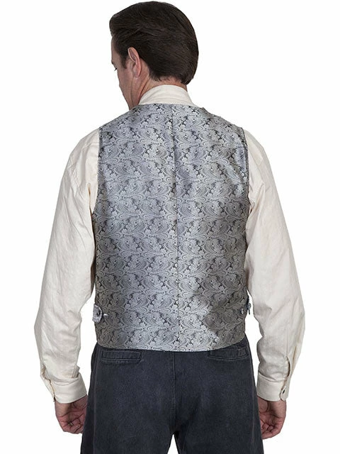 Scully Leather Company Men's Western Vest Collection: Rangewear Double Breasted Wide Lapels 6 Scully Leather Company Men's Western Vest Collection: Rangewear Double Breasted Wide Lapels