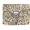 American West Handbags American West Tooled Collection: Leather Tri-Fold Wallet With Concho Ladies'
