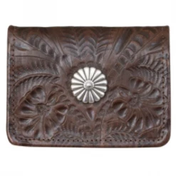 American West Handbags American West Tooled Collection: Leather Tri-Fold Wallet With Concho Ladies' 17 American West Handbags American West Tooled Collection: Leather Tri-Fold Wallet With Concho Ladies'