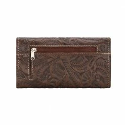 American West Handbags American West Handbag Saddle Ridge Collection: Leather Tri-Fold Western Wallet Ladies'