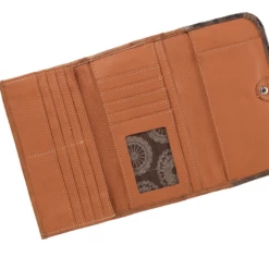 American West Handbags Ladies' American West Handbag Lariats & Lace Collection: Leather Tri-Fold Western Wallet