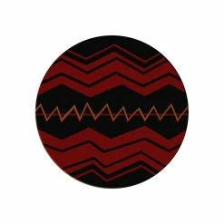 American Dakota Textiles Voices Collection: War Path Black Area Rugs Decor