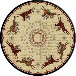 American Dakota Textiles Voices Collection: Battle Records Area Rugs