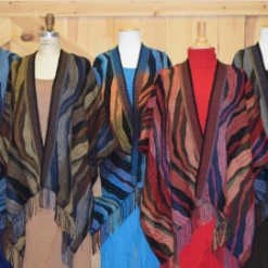 Rhonda Stark Italian Acrylic Collection: Shawl Red Lipstick, Fringe