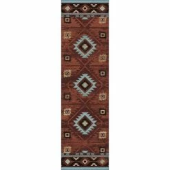 American Dakota Textiles Voices Collection: Whiskey River Rust Area Rugs