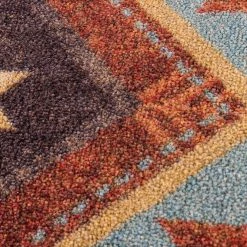 American Dakota Textiles Voices Collection: Whiskey River Rust Area Rugs