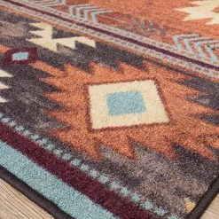 American Dakota Textiles Voices Collection: Whiskey River Rust Area Rugs