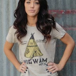 Original Cowgirl Clothing T-Shirts: Wigwam Motel Ladies'
