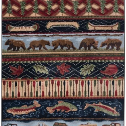 American Dakota Textiles Decor Cabin Collection: Wilderness Trek Area Rugs