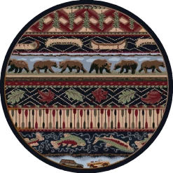 American Dakota Textiles Decor Cabin Collection: Wilderness Trek Area Rugs