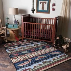 American Dakota Textiles Decor Cabin Collection: Wilderness Trek Area Rugs