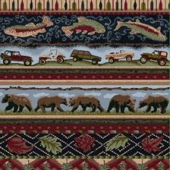 American Dakota Textiles Decor Cabin Collection: Wilderness Trek Area Rugs