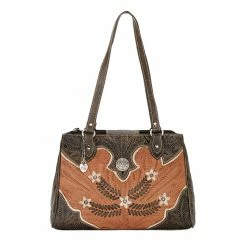 American West Handbags American West Handbag Desert Wildflower Collection: Leather Western Multi Compartment Organizer Tote Ladies'