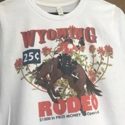 Ladies' Original Cowgirl Clothing T-Shirts: Wyoming Rodeo