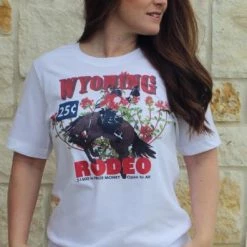Ladies' Original Cowgirl Clothing T-Shirts: Wyoming Rodeo