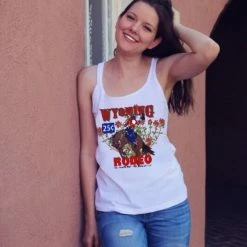 Original Cowgirl Clothing T-Shirts: Tank Wyoming Rodeo Ladies'