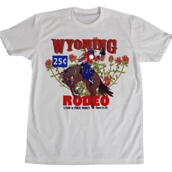 Ladies' Original Cowgirl Clothing T-Shirts: Wyoming Rodeo