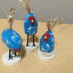 Edith Herbert John Folk Art Navajo Hand Carved XSmall Nesting Chickens Decor 16 Edith Herbert John Folk Art Navajo Hand Carved XSmall Nesting Chickens Decor