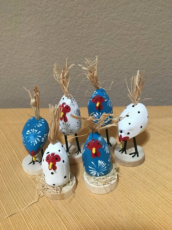 Edith Herbert John Folk Art Navajo Hand Carved XSmall Nesting Chickens Decor 10 Edith Herbert John Folk Art Navajo Hand Carved XSmall Nesting Chickens Decor