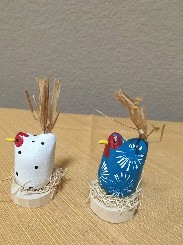Edith Herbert John Folk Art Navajo Hand Carved XSmall Nesting Chickens Decor 4 Edith Herbert John Folk Art Navajo Hand Carved XSmall Nesting Chickens Decor