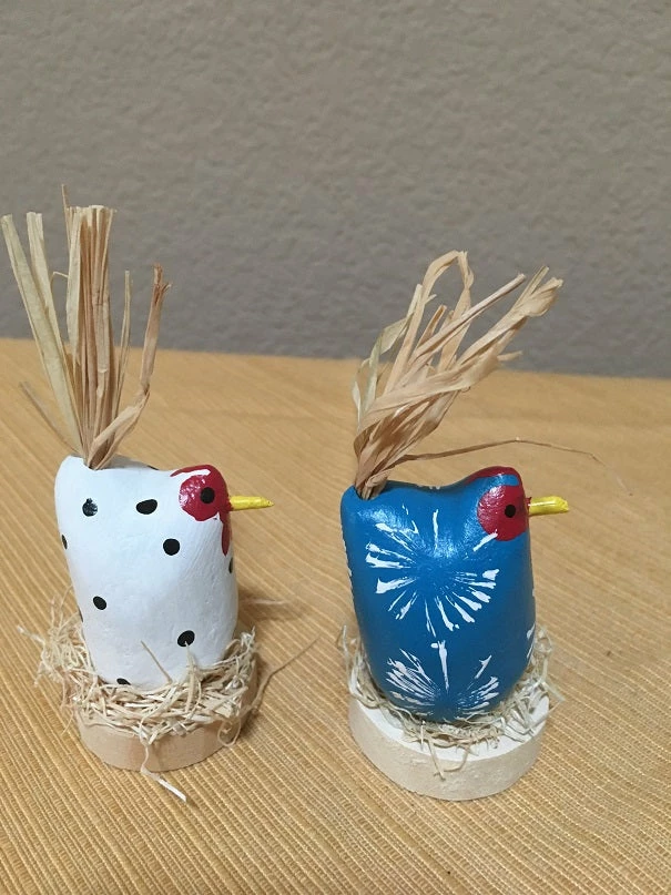 Edith Herbert John Folk Art Navajo Hand Carved XSmall Nesting Chickens Decor 6 Edith Herbert John Folk Art Navajo Hand Carved XSmall Nesting Chickens Decor