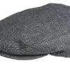 Conner Handmade Hats Vintage Inspired Cap: Alfred Gentleman's Drivers Cap Grey Herringbone Ladies'