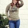 Original Cowgirl Clothing T-Shirts: Thermal Ladies' Hey Y'All